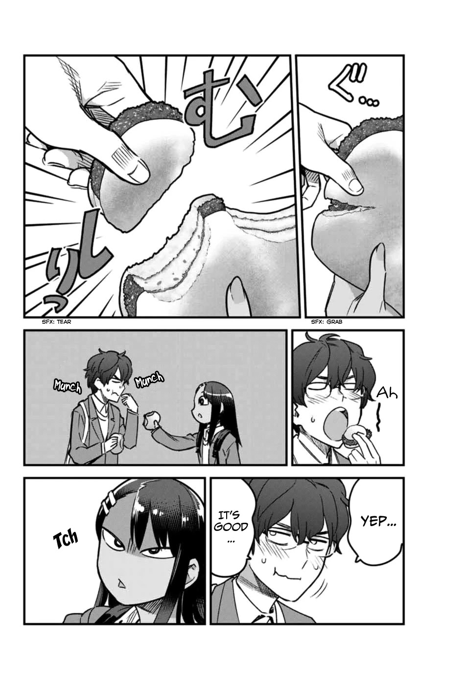 Please don't bully me, Nagatoro Chapter 68 page 14 - Chapter 68: Well~ I'm stuffed, Senpai!