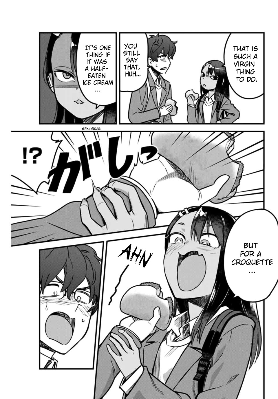 Please don't bully me, Nagatoro Chapter 68 page 15 - Chapter 68: Well~ I'm stuffed, Senpai!