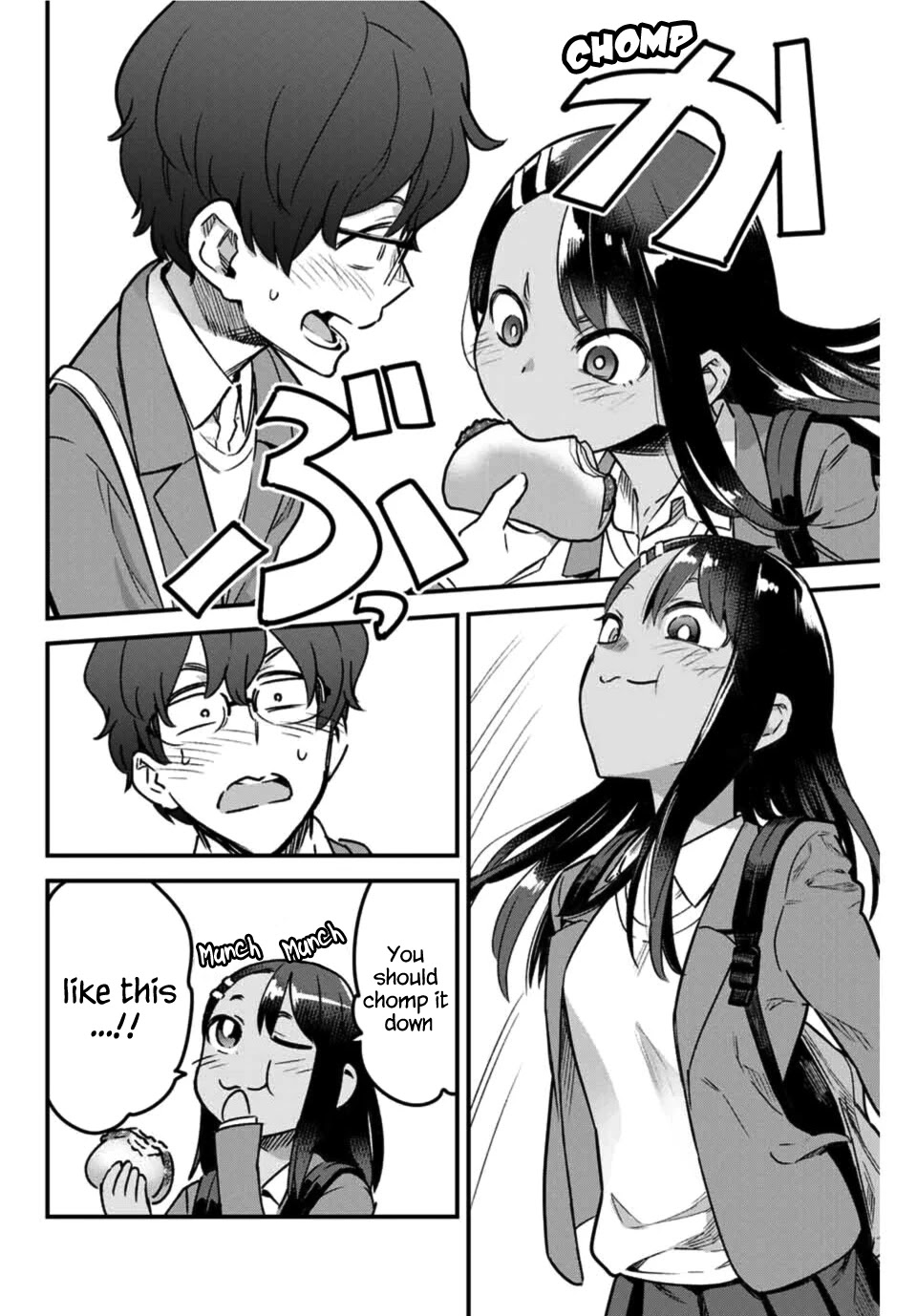 Please don't bully me, Nagatoro Chapter 68 page 16 - Chapter 68: Well~ I'm stuffed, Senpai!