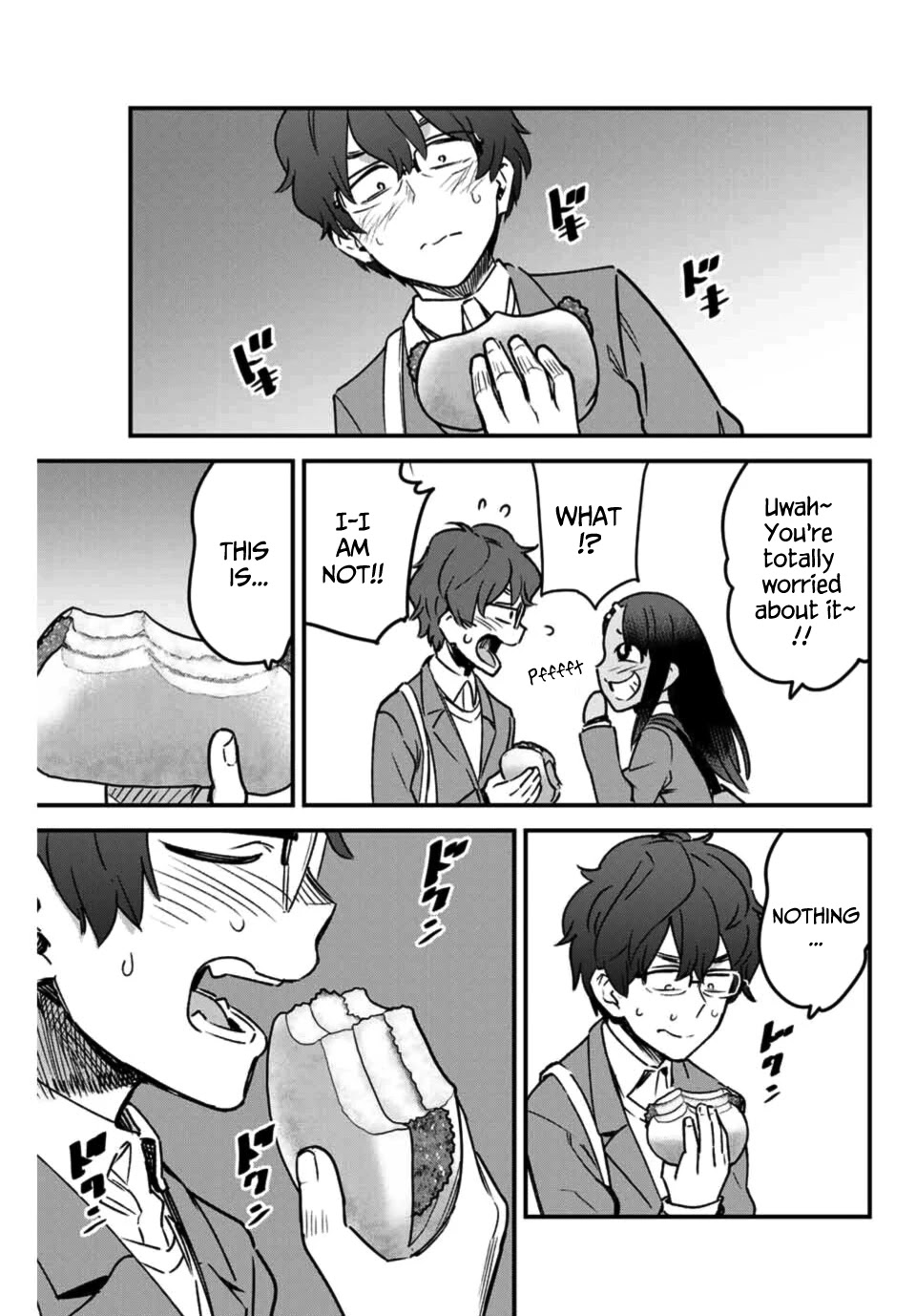 Please don't bully me, Nagatoro Chapter 68 page 17 - Chapter 68: Well~ I'm stuffed, Senpai!