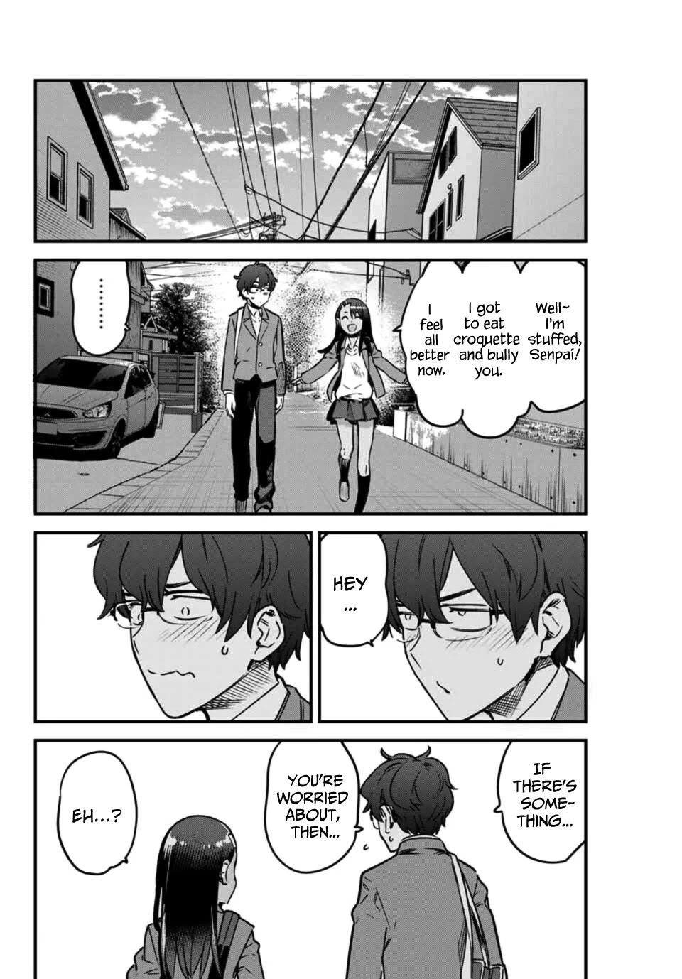 Please don't bully me, Nagatoro Chapter 68 page 18 - Chapter 68: Well~ I'm stuffed, Senpai!