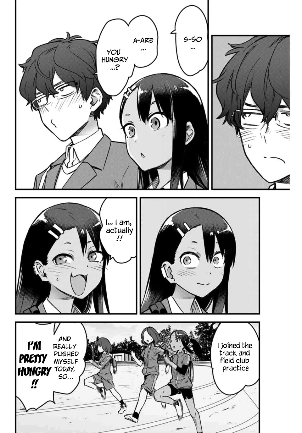 Please don't bully me, Nagatoro Chapter 68 page 4 - Chapter 68: Well~ I'm stuffed, Senpai!