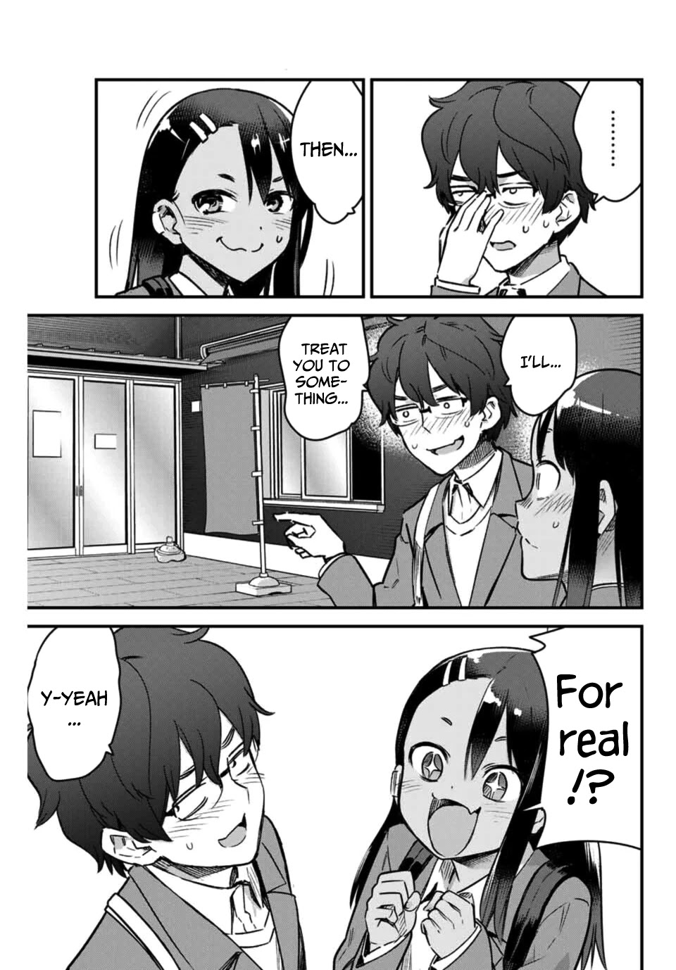 Please don't bully me, Nagatoro Chapter 68 page 5 - Chapter 68: Well~ I'm stuffed, Senpai!