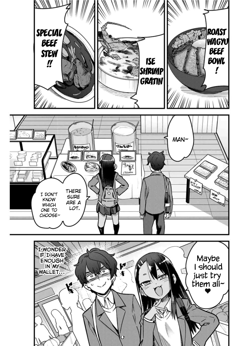 Please don't bully me, Nagatoro Chapter 68 page 7 - Chapter 68: Well~ I'm stuffed, Senpai!