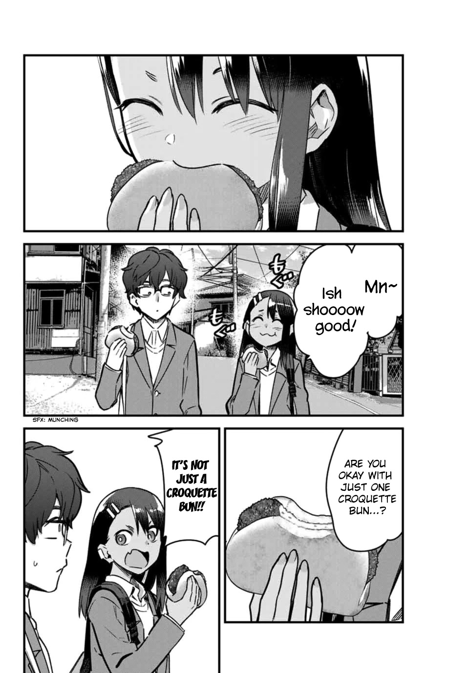 Please don't bully me, Nagatoro Chapter 68 page 8 - Chapter 68: Well~ I'm stuffed, Senpai!