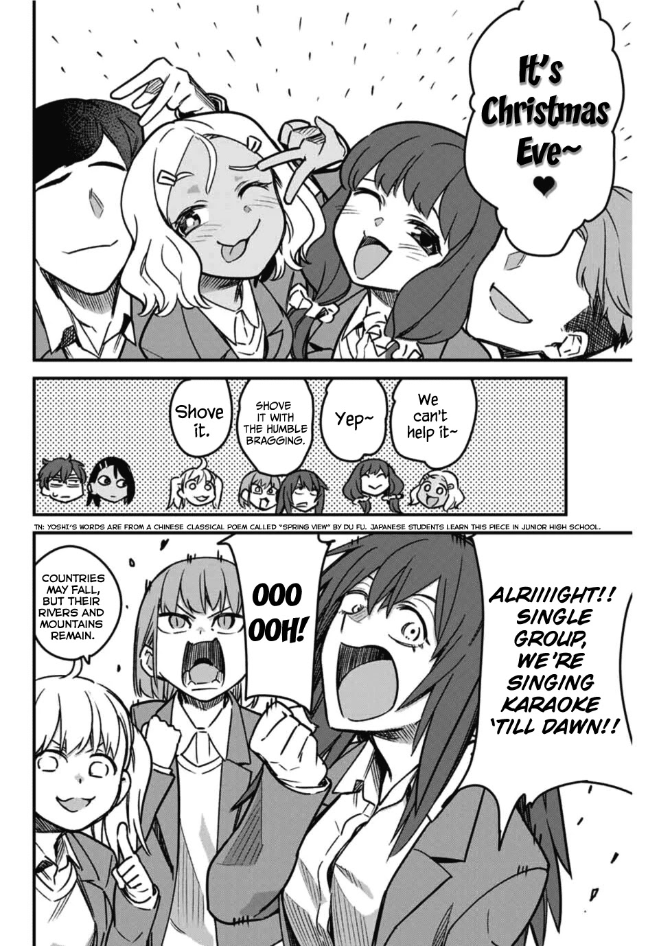 Please don't bully me, Nagatoro Chapter 69 page 12 - Chapter 69: You'll be all alone on Christmas won't you, Senpai~♡