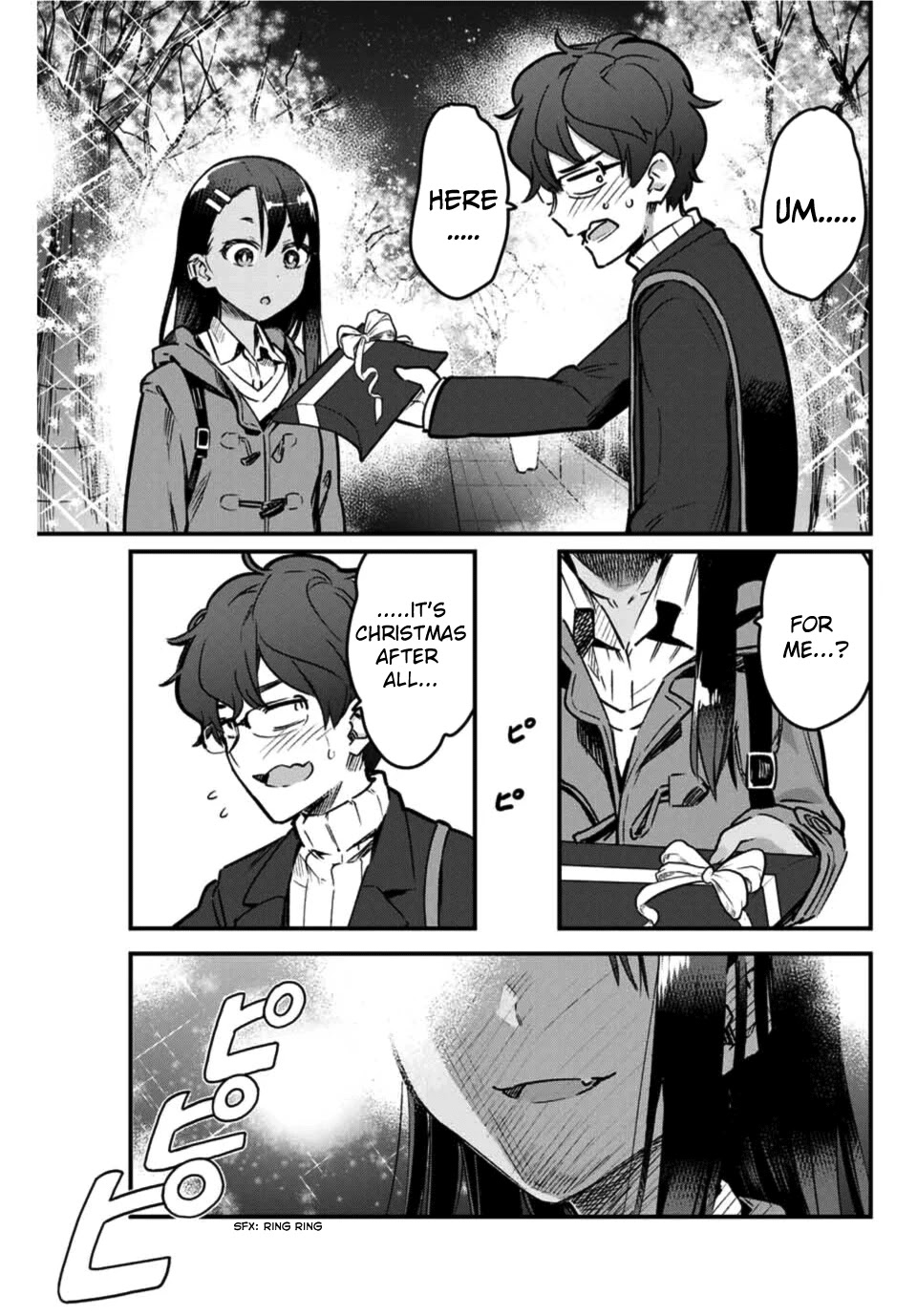 Please don't bully me, Nagatoro Chapter 69 page 3 - Chapter 69: You'll be all alone on Christmas won't you, Senpai~♡