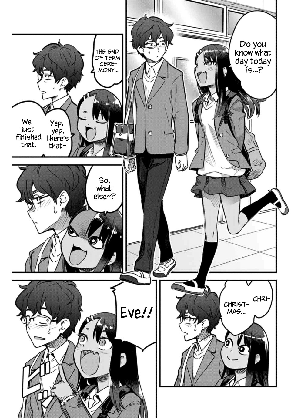 Please don't bully me, Nagatoro Chapter 69 page 7 - Chapter 69: You'll be all alone on Christmas won't you, Senpai~♡
