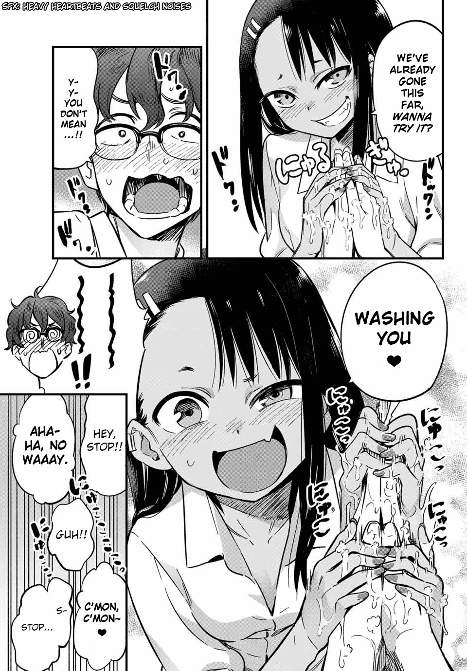 Please don't bully me, Nagatoro Chapter 7 page 7 - Chapter 7: Senpai, You Still Have Soap on You