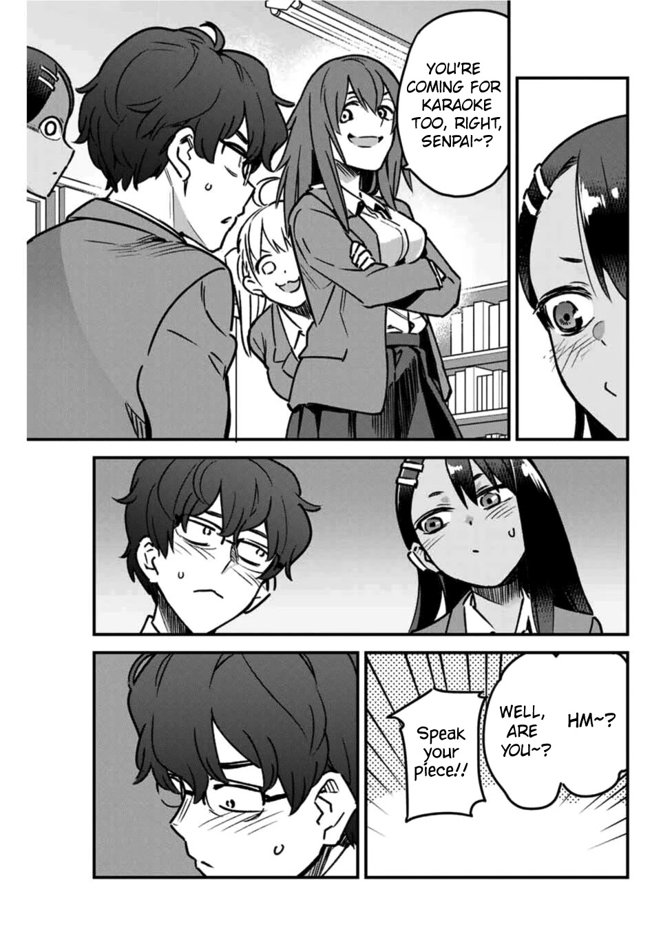 Please don't bully me, Nagatoro Chapter 70 page 3 - Chapter 70: Then I'll give you one too, Senpai...