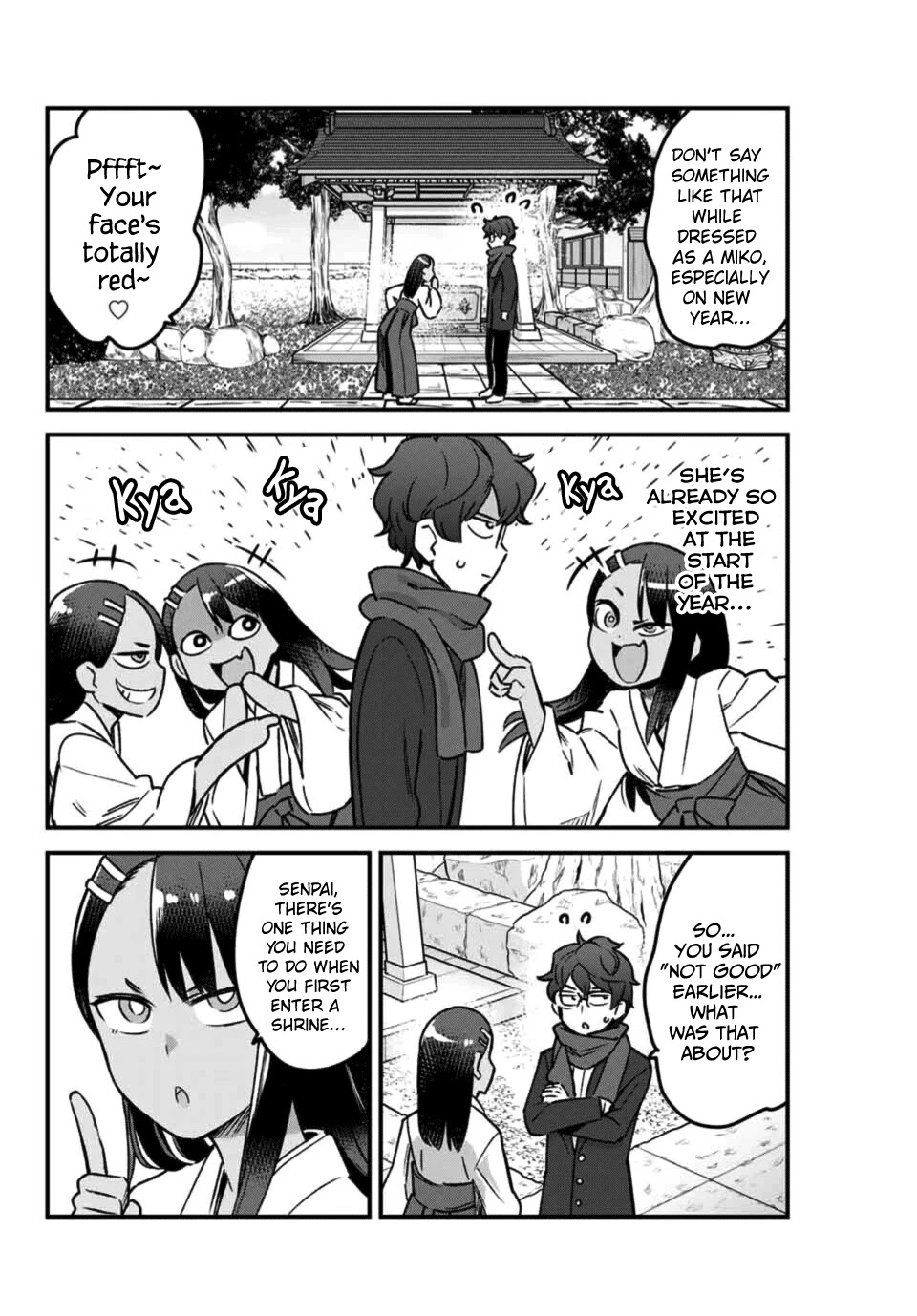 Please don't bully me, Nagatoro Chapter 71 page 10 - Chapter 71: So, what's your luck this year, Senpai~?