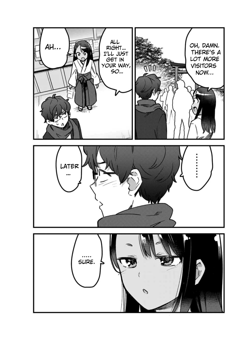 Please don't bully me, Nagatoro Chapter 71 page 15 - Chapter 71: So, what's your luck this year, Senpai~?