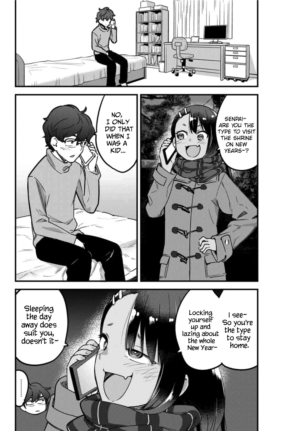 Please don't bully me, Nagatoro Chapter 71 page 2 - Chapter 71: So, what's your luck this year, Senpai~?