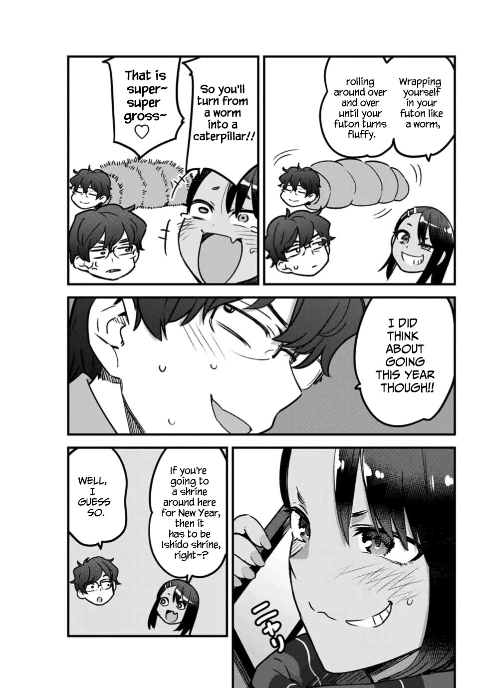 Please don't bully me, Nagatoro Chapter 71 page 3 - Chapter 71: So, what's your luck this year, Senpai~?