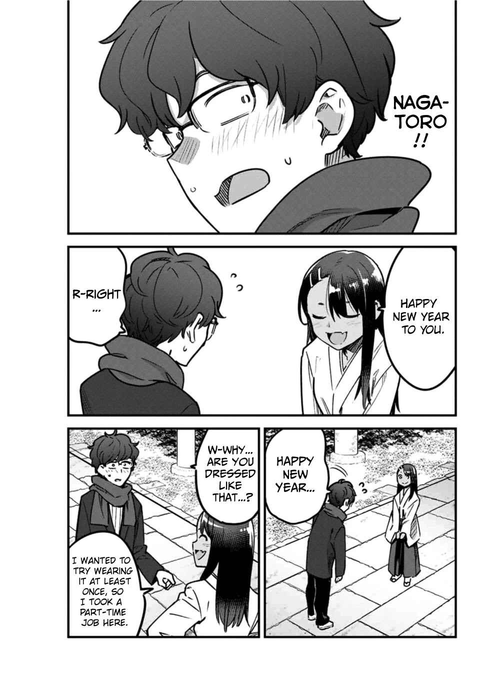 Please don't bully me, Nagatoro Chapter 71 page 7 - Chapter 71: So, what's your luck this year, Senpai~?