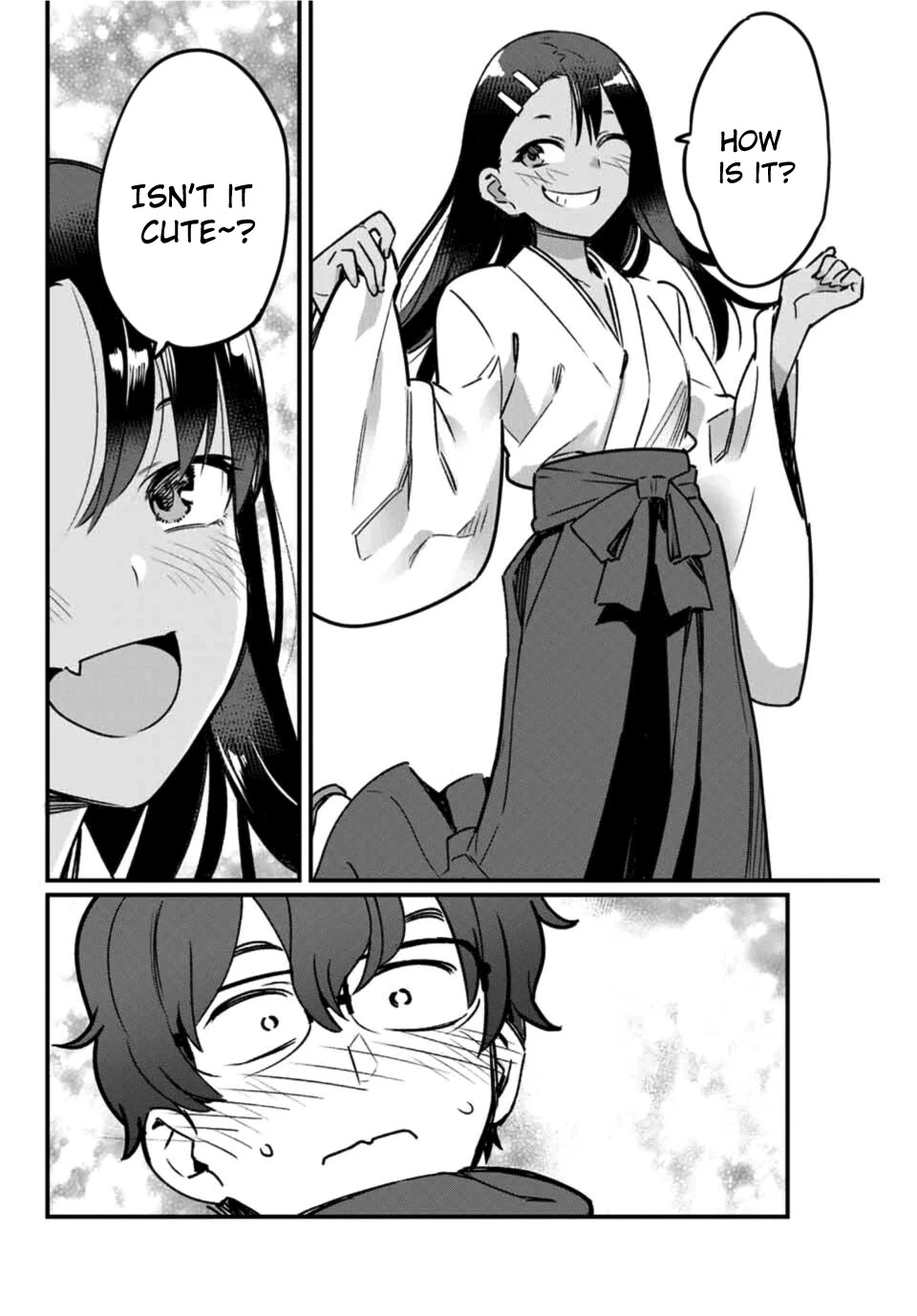 Please don't bully me, Nagatoro Chapter 71 page 8 - Chapter 71: So, what's your luck this year, Senpai~?