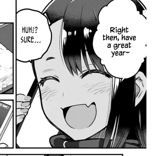 Please don't bully me, Nagatoro Chapter 71: So, what's your luck this year, Senpai~? cover