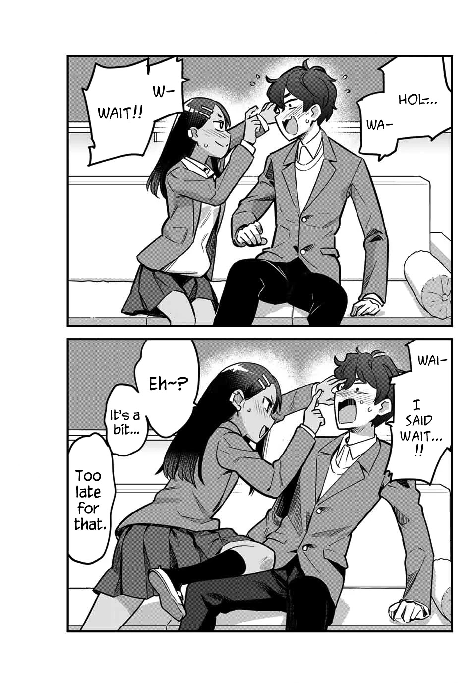 Please don't bully me, Nagatoro Chapter 73 page 11 - Chapter 73: So you wear contact lenses, Senpai!!