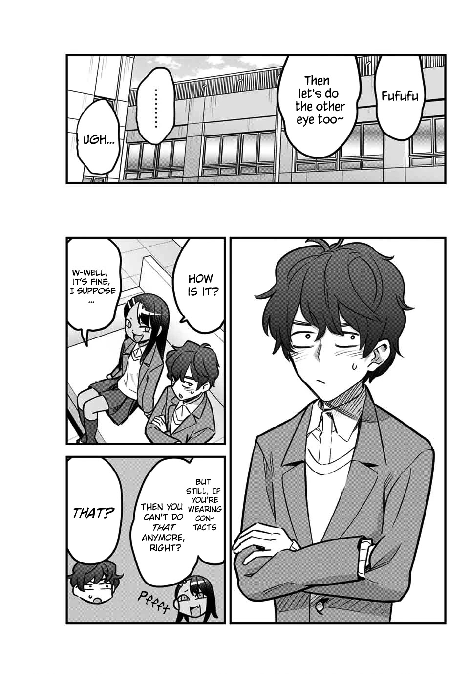 Please don't bully me, Nagatoro Chapter 73 page 15 - Chapter 73: So you wear contact lenses, Senpai!!