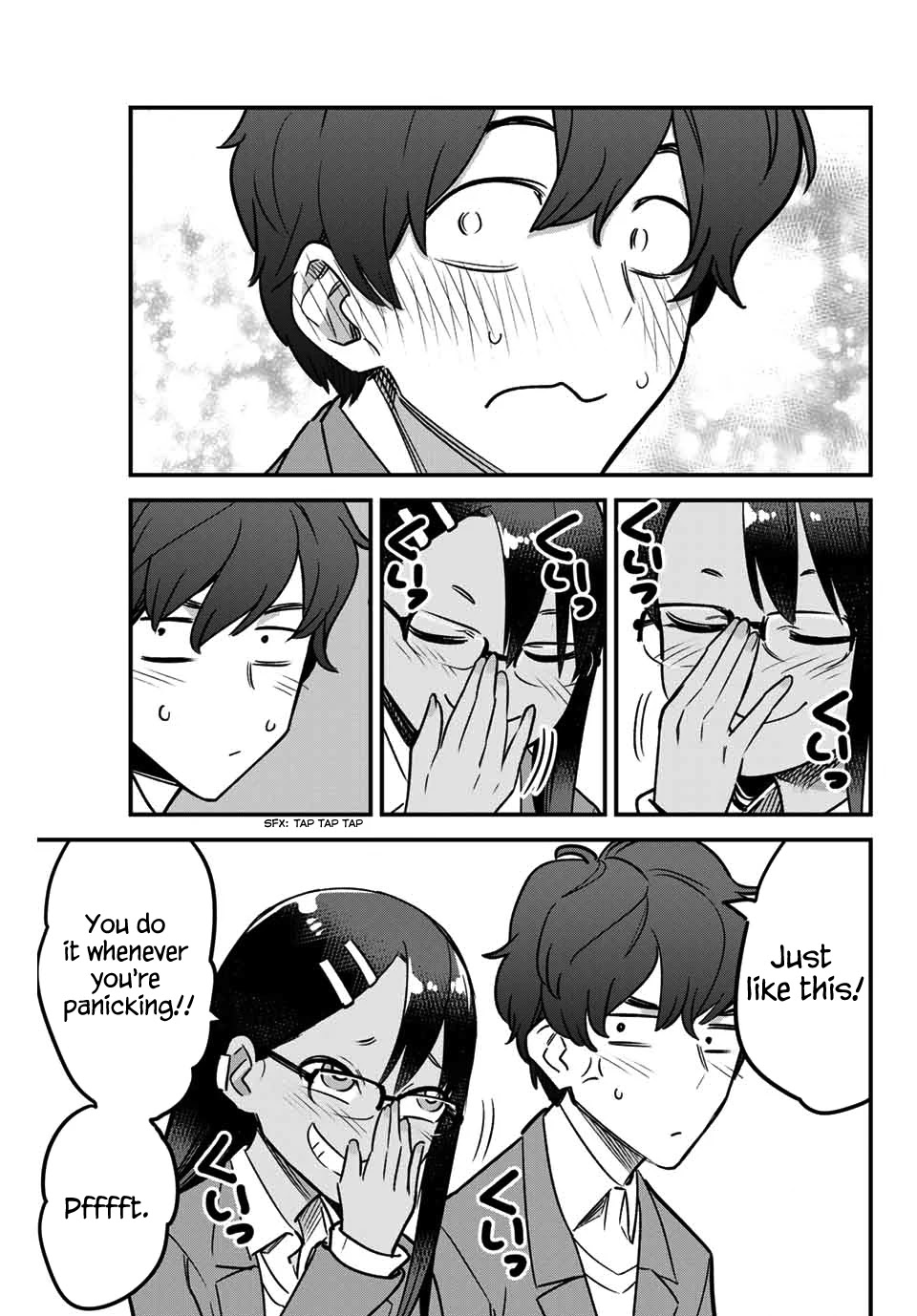 Please don't bully me, Nagatoro Chapter 73 page 17 - Chapter 73: So you wear contact lenses, Senpai!!