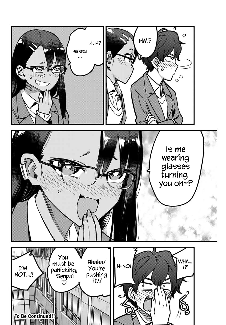 Please don't bully me, Nagatoro Chapter 73 page 18 - Chapter 73: So you wear contact lenses, Senpai!!
