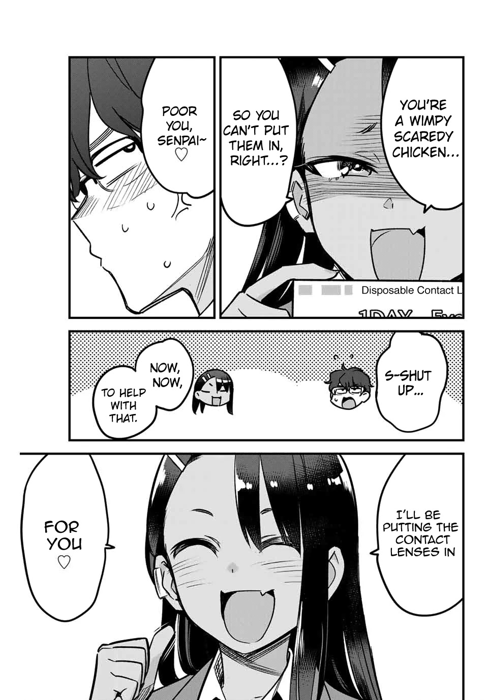 Please don't bully me, Nagatoro Chapter 73 page 5 - Chapter 73: So you wear contact lenses, Senpai!!