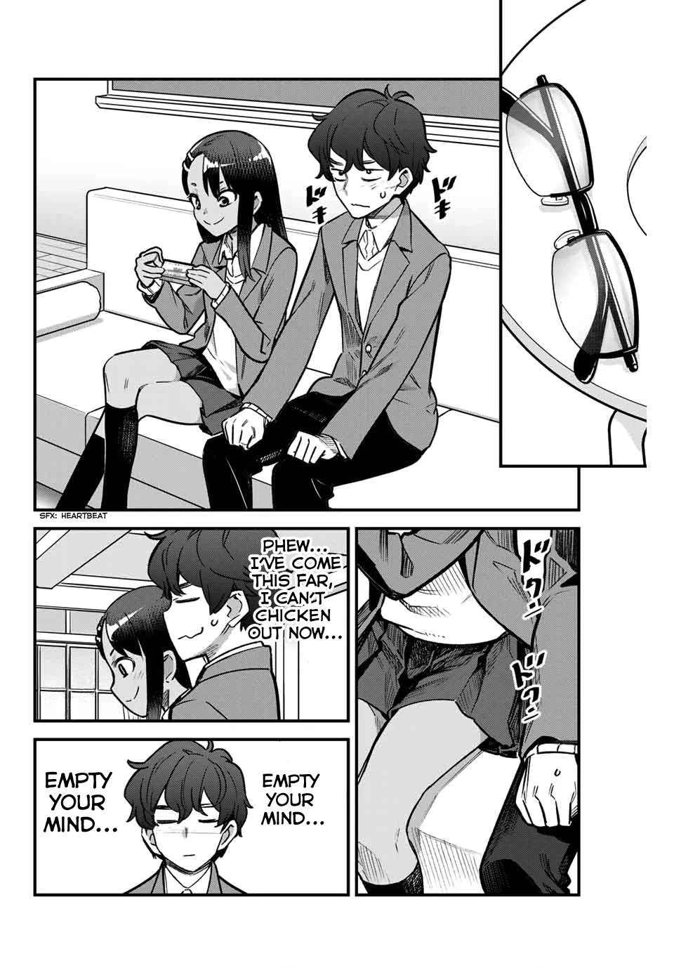 Please don't bully me, Nagatoro Chapter 73 page 8 - Chapter 73: So you wear contact lenses, Senpai!!