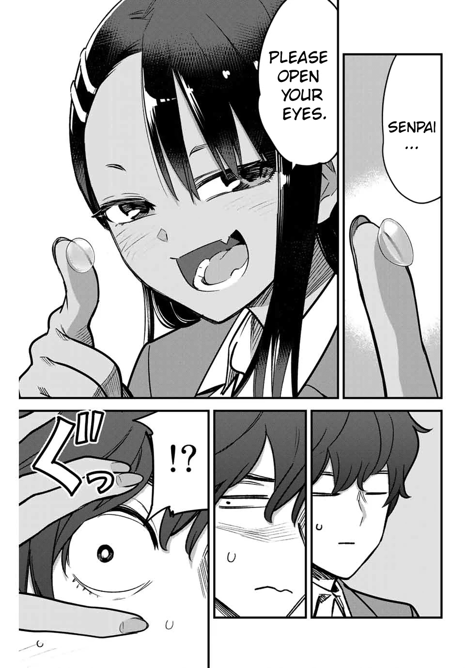 Please don't bully me, Nagatoro Chapter 73 page 9 - Chapter 73: So you wear contact lenses, Senpai!!