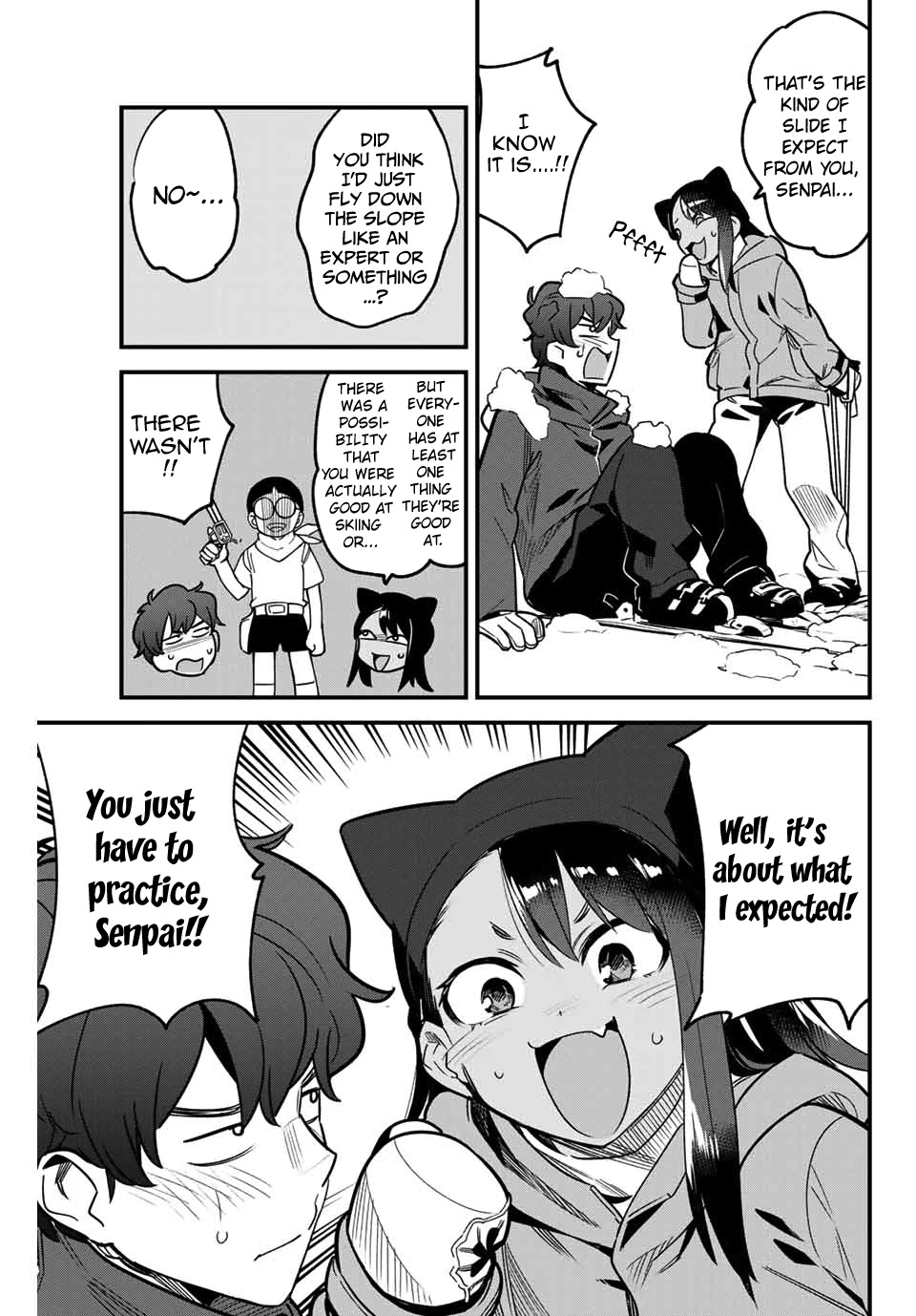 Please don't bully me, Nagatoro Chapter 74 page 11 - Chapter 74: That's the kind of slide I expect from you, Senpai