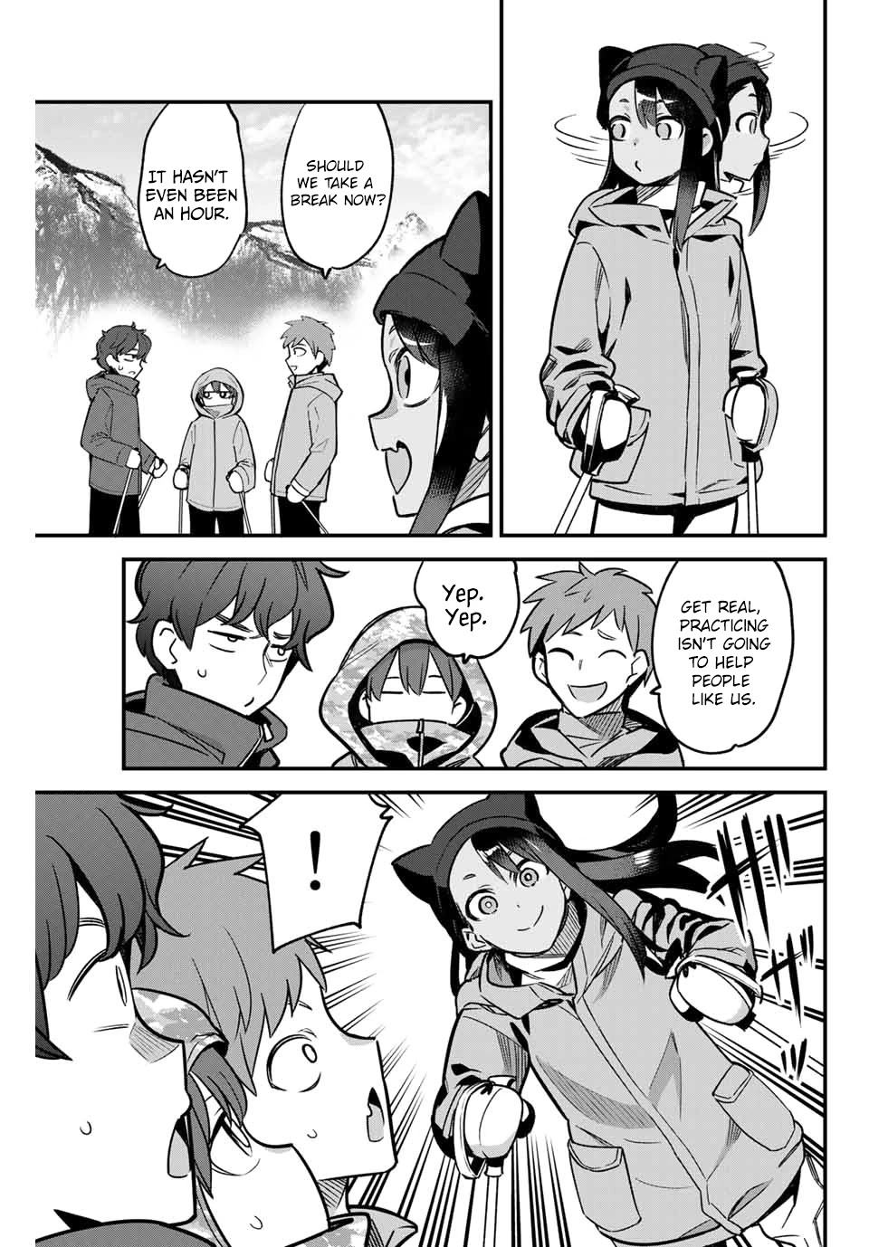 Please don't bully me, Nagatoro Chapter 74 page 5 - Chapter 74: That's the kind of slide I expect from you, Senpai