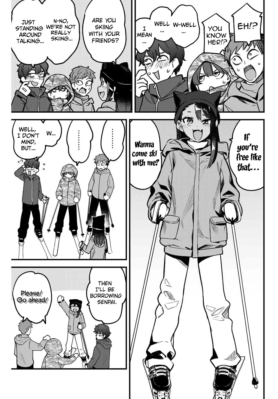 Please don't bully me, Nagatoro Chapter 74 page 7 - Chapter 74: That's the kind of slide I expect from you, Senpai