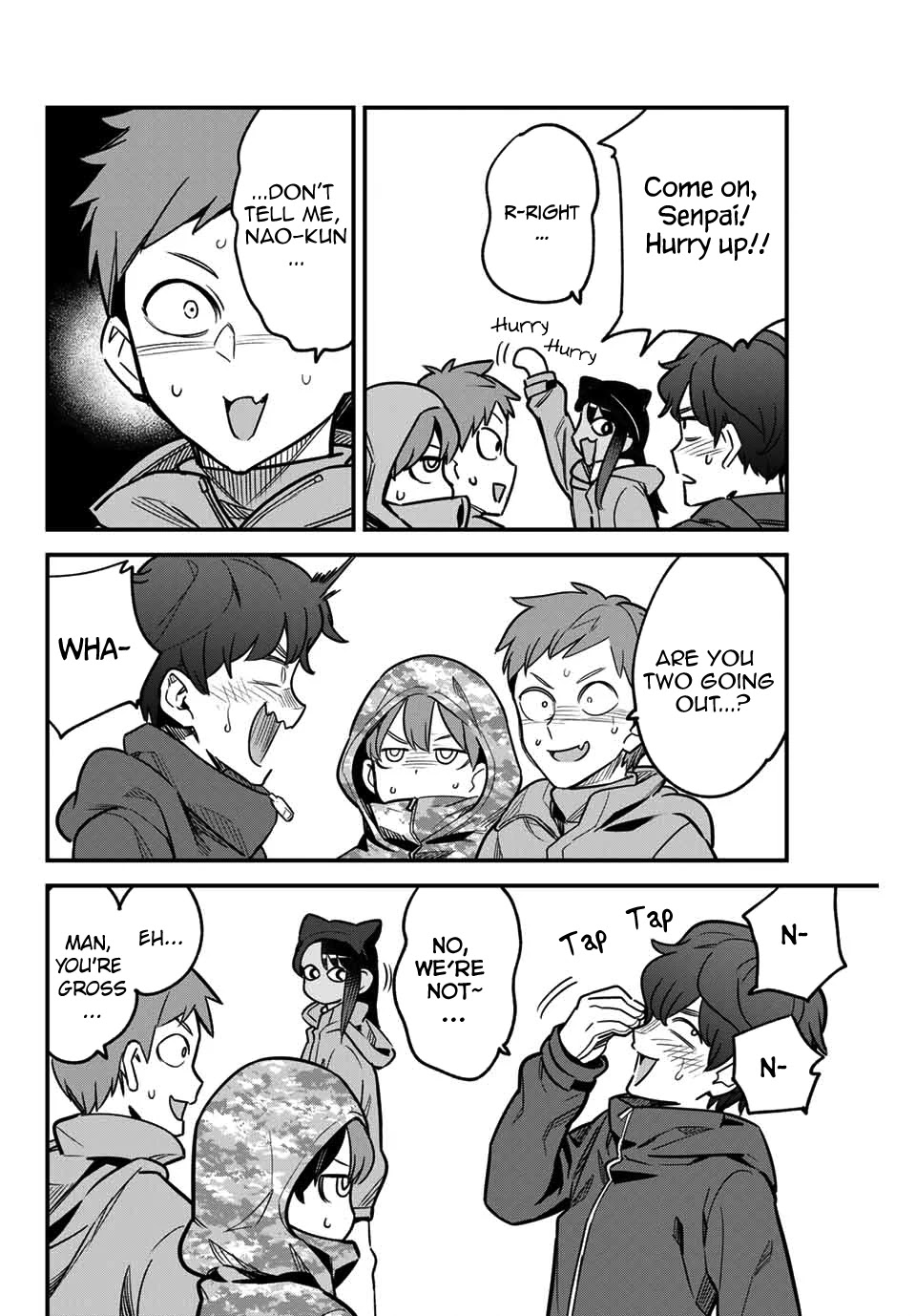 Please don't bully me, Nagatoro Chapter 74 page 8 - Chapter 74: That's the kind of slide I expect from you, Senpai