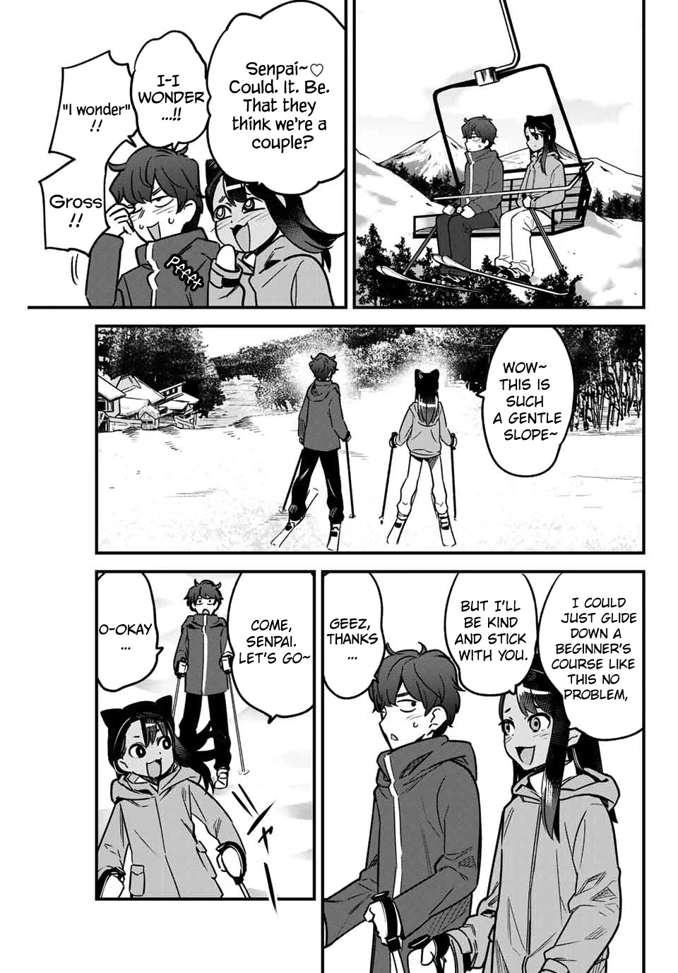 Please don't bully me, Nagatoro Chapter 74 page 9 - Chapter 74: That's the kind of slide I expect from you, Senpai