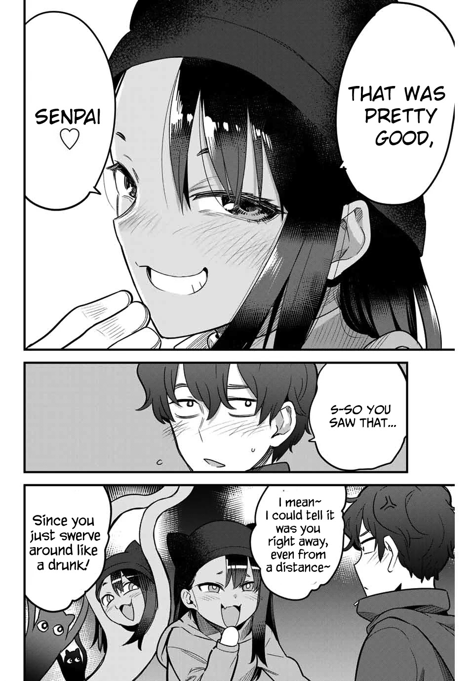 Please don't bully me, Nagatoro Chapter 75 page 13 - Chapter 75: That was pretty good, Senpai♡