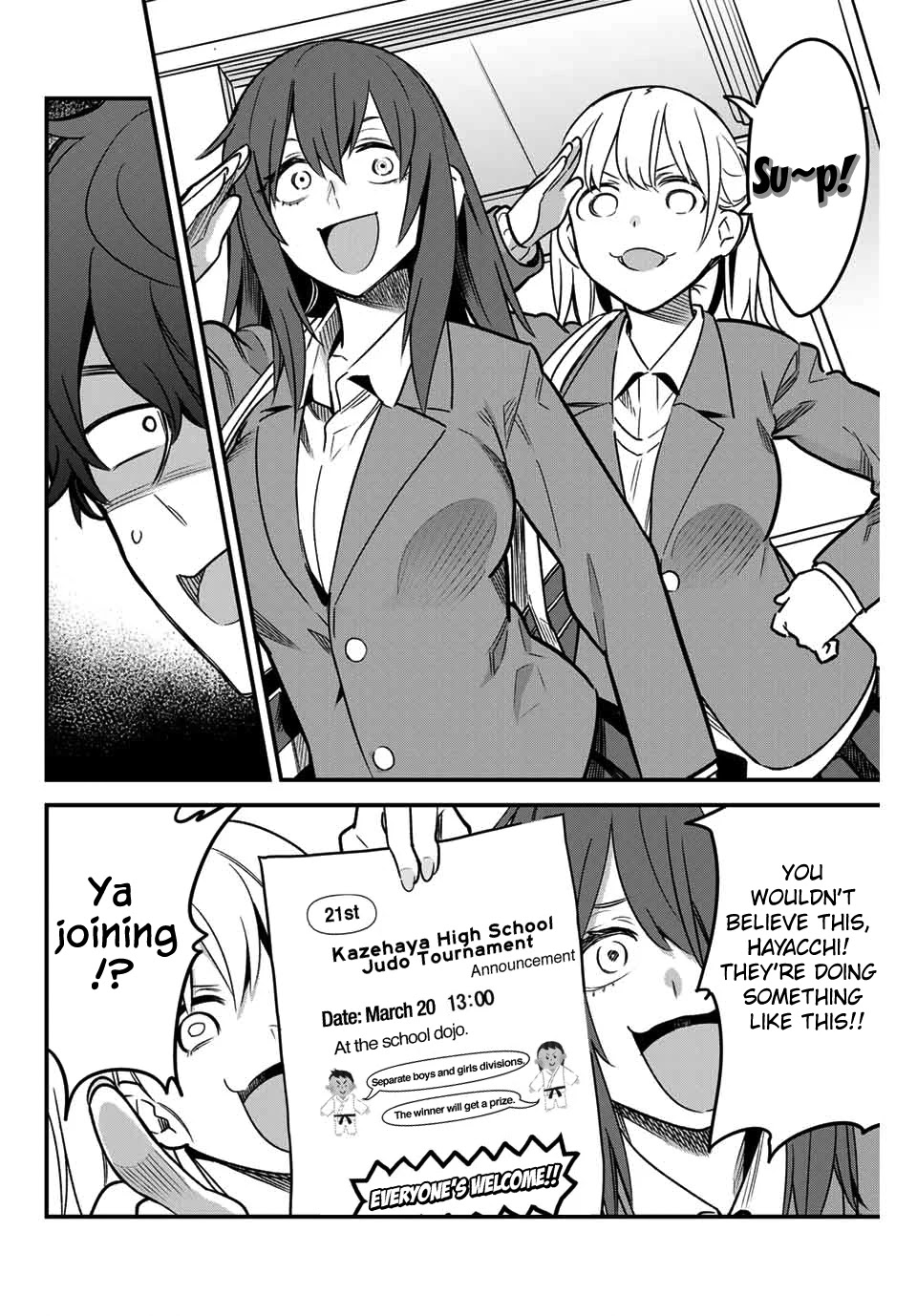 Please don't bully me, Nagatoro Chapter 76 page 12 - Chapter 76: Why don't you try getting a little exercise, Paisen?