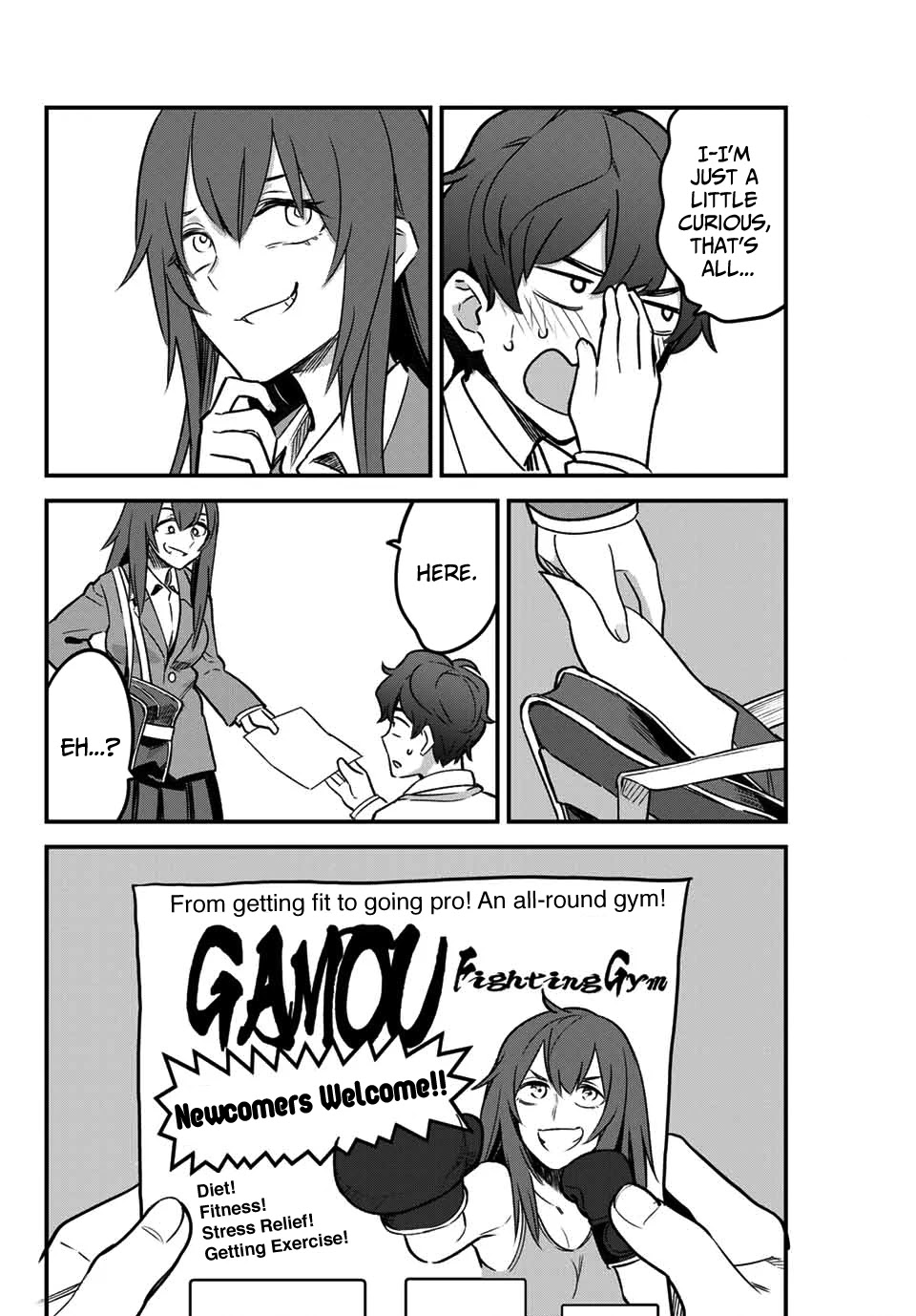 Please don't bully me, Nagatoro Chapter 76 page 16 - Chapter 76: Why don't you try getting a little exercise, Paisen?