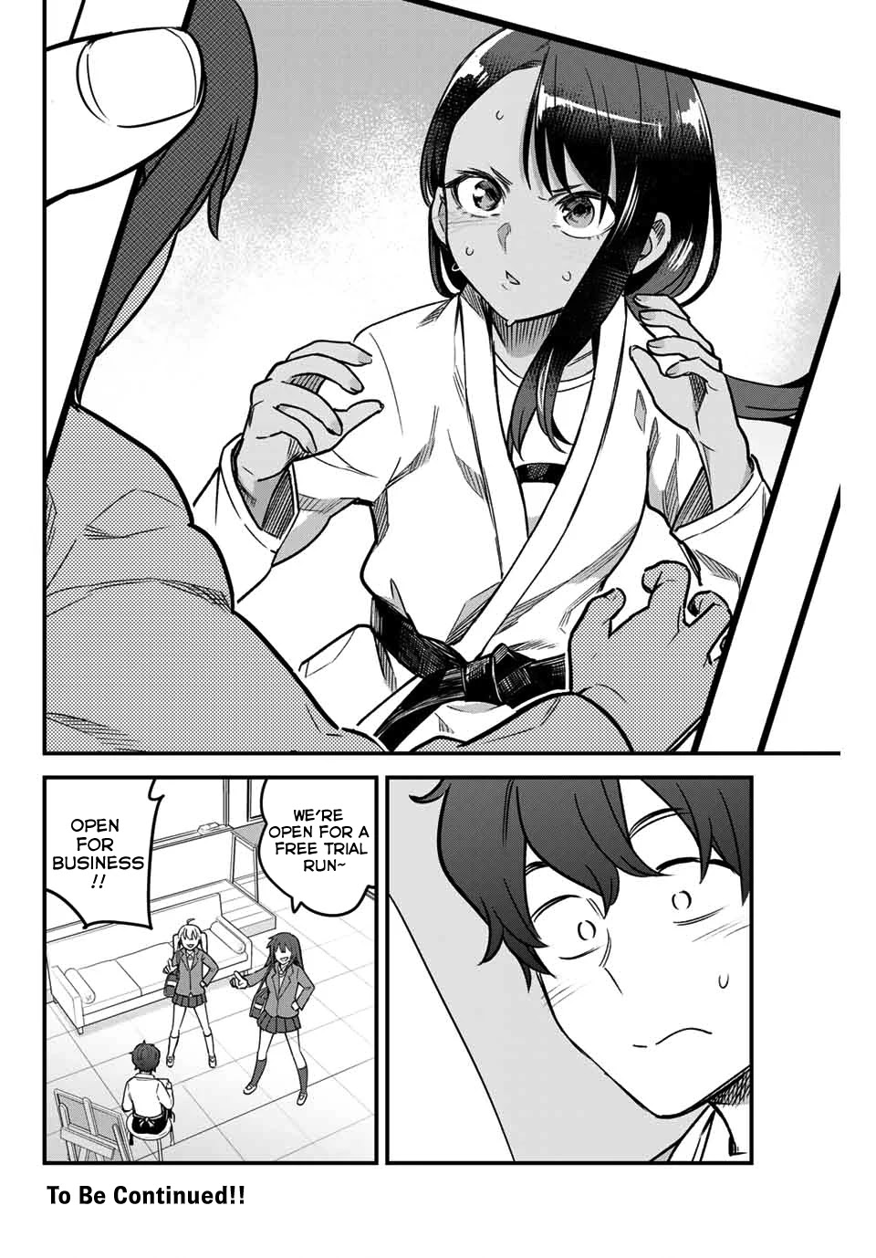 Please don't bully me, Nagatoro Chapter 76 page 18 - Chapter 76: Why don't you try getting a little exercise, Paisen?