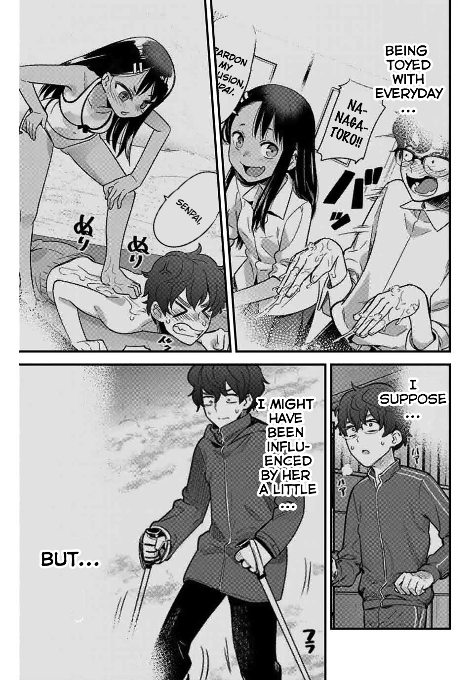 Please don't bully me, Nagatoro Chapter 76 page 5 - Chapter 76: Why don't you try getting a little exercise, Paisen?