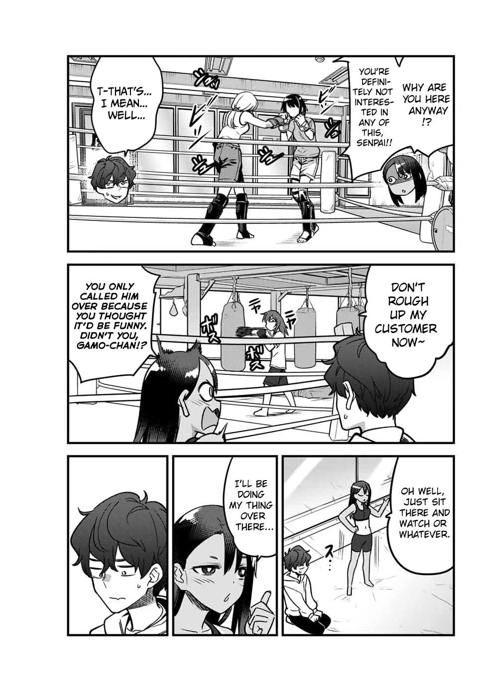 Please don't bully me, Nagatoro Chapter 77 page 9 - Chapter 77: You're definitely not interested in any of this, Senpai!!