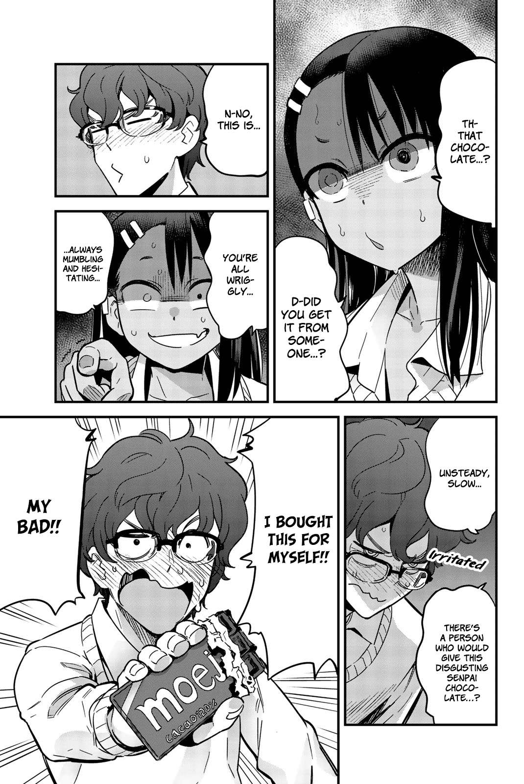 Please don't bully me, Nagatoro Chapter 8.1 page 3 - Chapter 8.1: Senpai, Who Gave You Chocolate...?