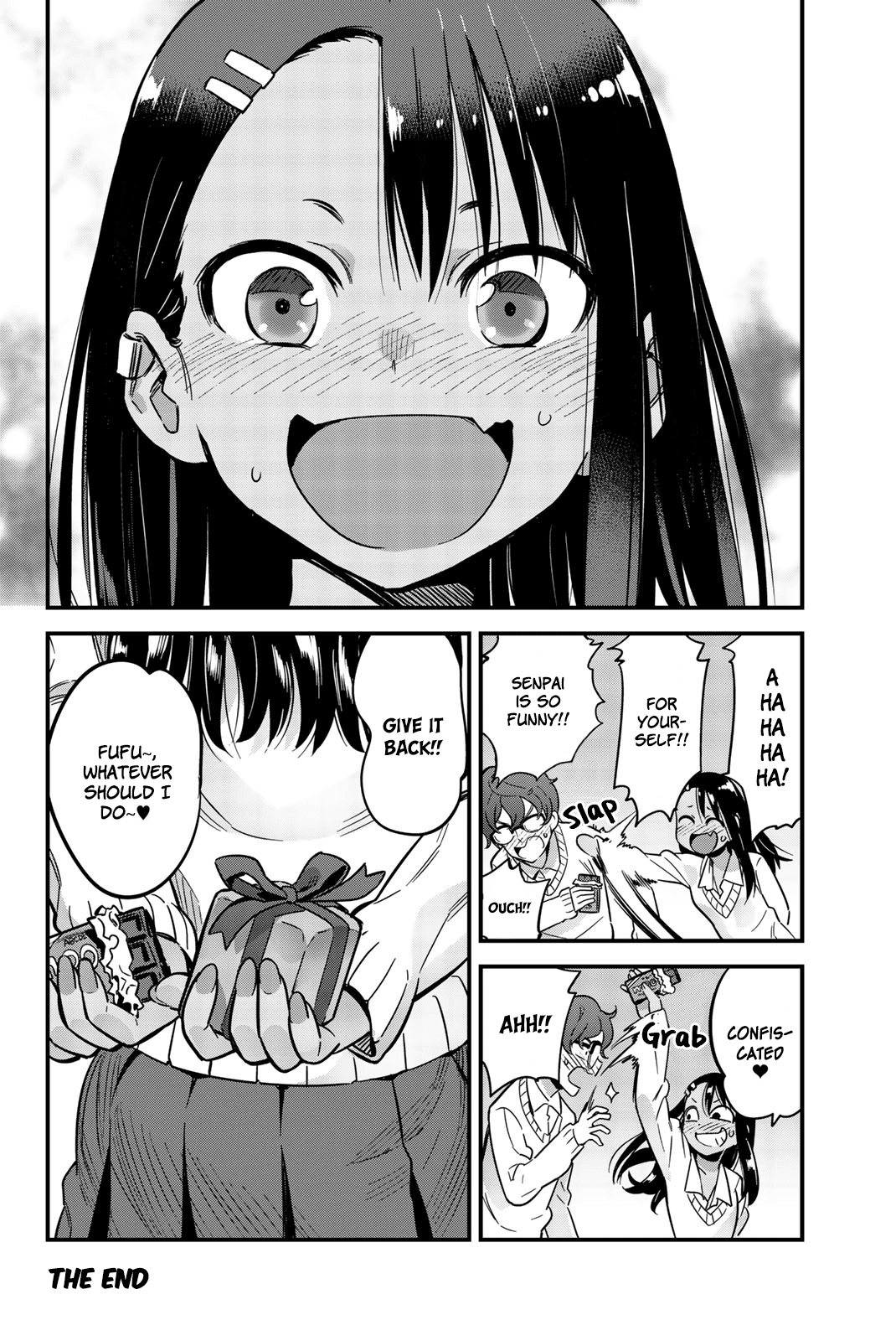 Please don't bully me, Nagatoro Chapter 8.1 page 4 - Chapter 8.1: Senpai, Who Gave You Chocolate...?