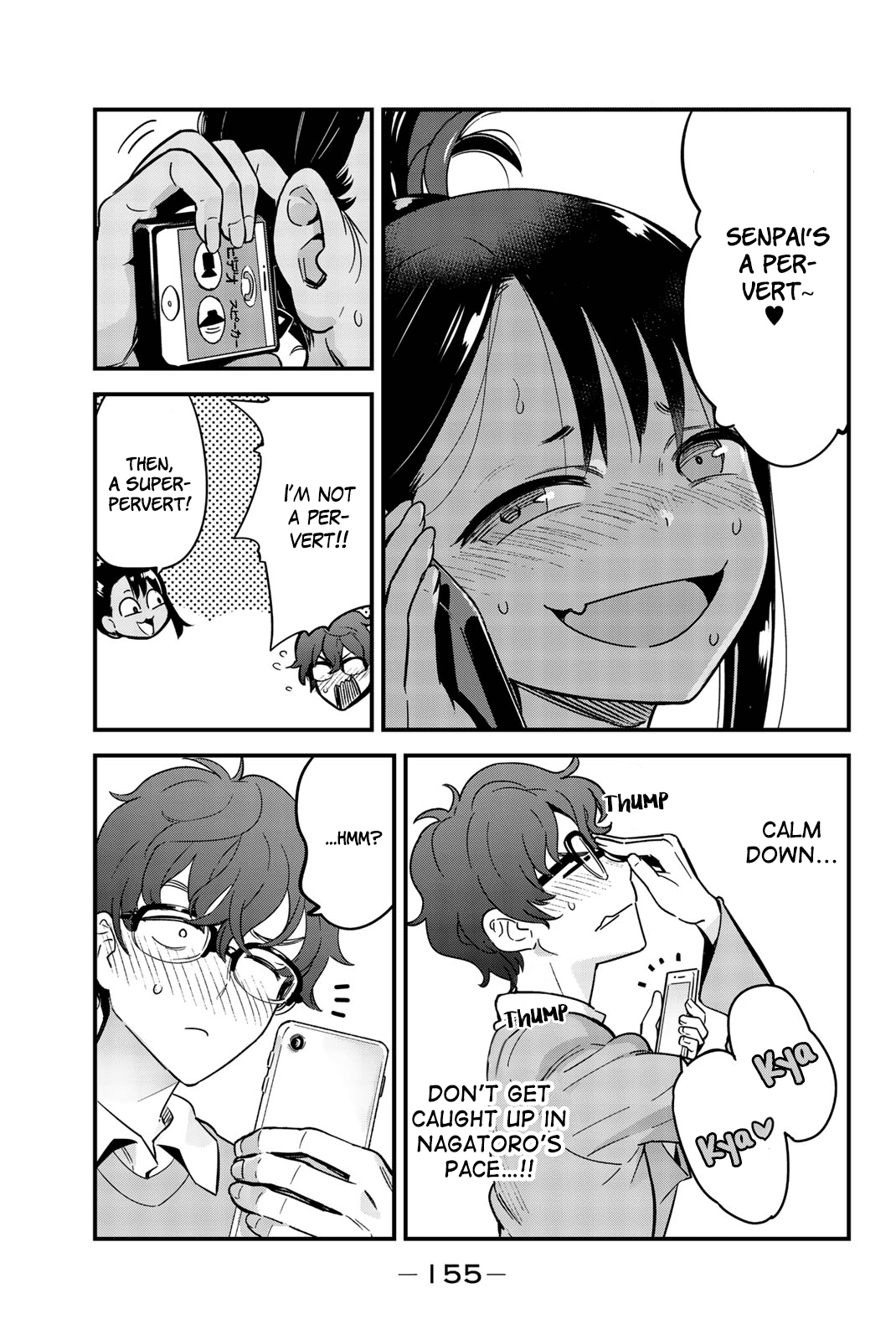 Please don't bully me, Nagatoro Chapter 8.2 page 5 - Chapter 8.2: Have I Put Senpai's Mind in the Gutter~? ❤