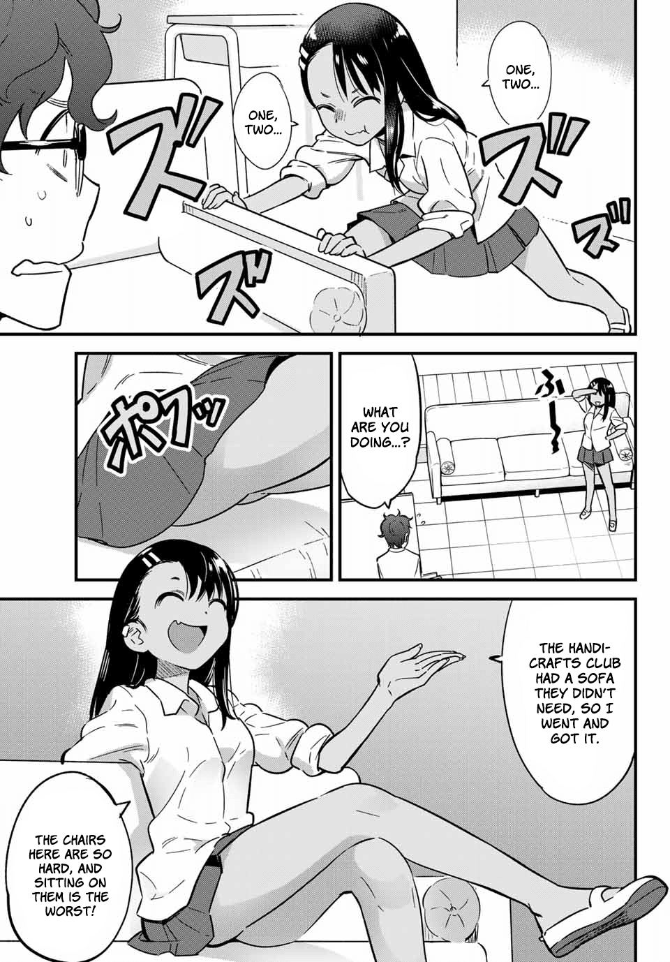 Please don't bully me, Nagatoro Chapter 8 page 3 - Chapter 8: Senpai, You're More Like...