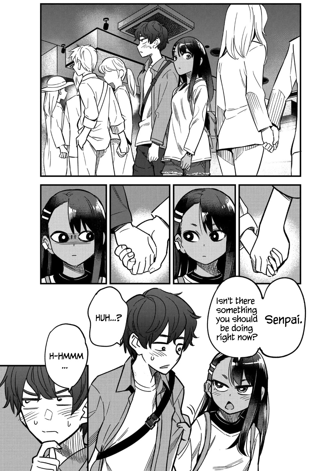 Please don't bully me, Nagatoro Chapter 88 page 15 - Chapter 88: It's just practice for your date, okay, Senpai!?