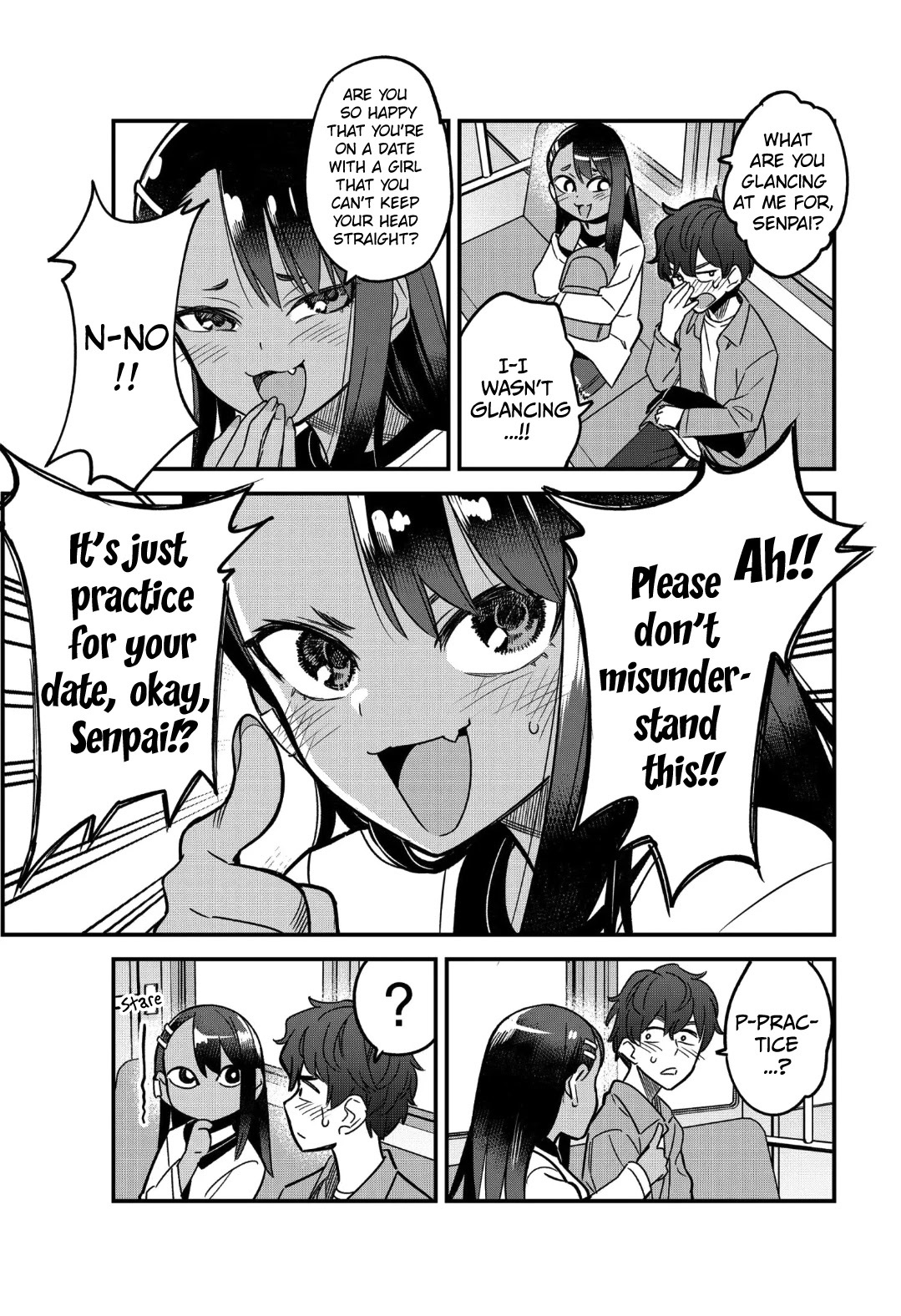 Please don't bully me, Nagatoro Chapter 88 page 3 - Chapter 88: It's just practice for your date, okay, Senpai!?