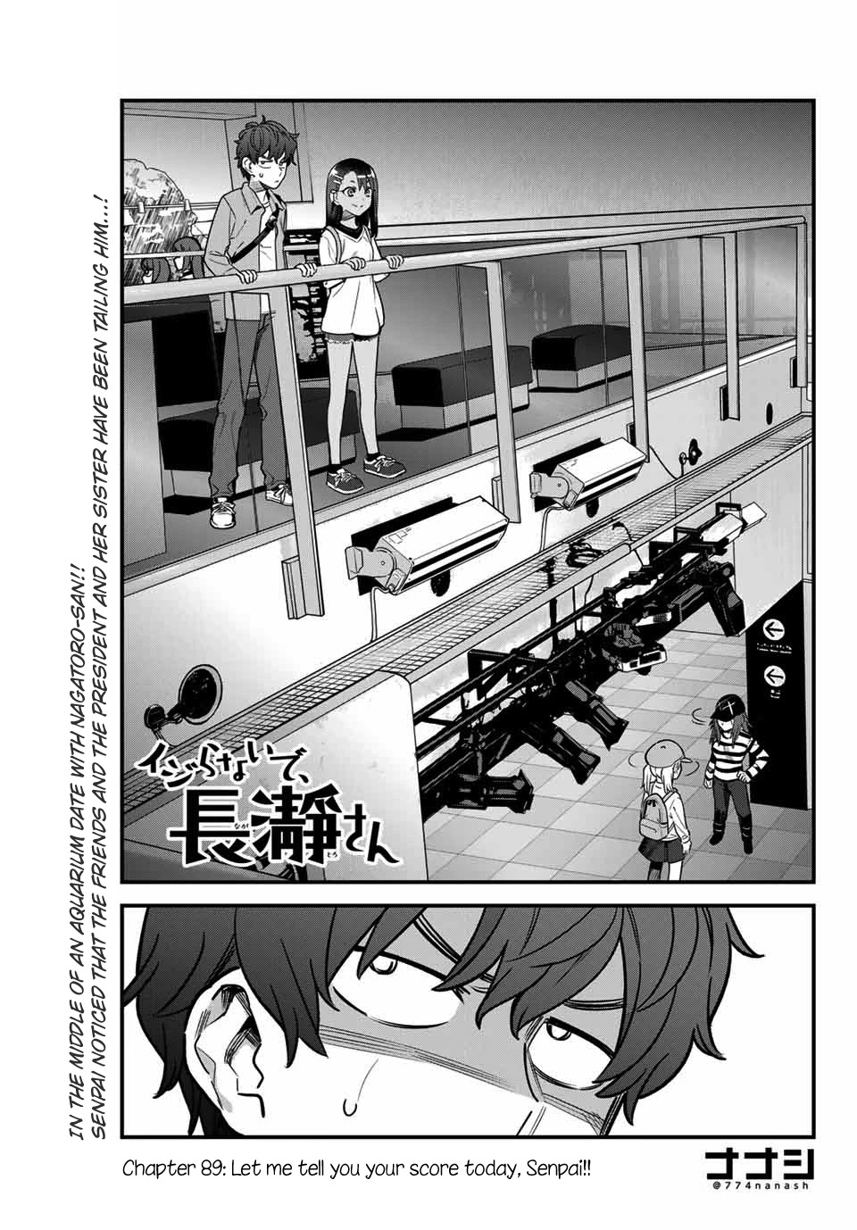 Please don't bully me, Nagatoro Chapter 89 page 1 - Chapter 89: Let me tell you your score today, Senpai!!