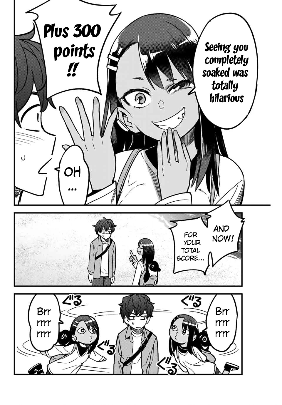 Please don't bully me, Nagatoro Chapter 89 page 14 - Chapter 89: Let me tell you your score today, Senpai!!