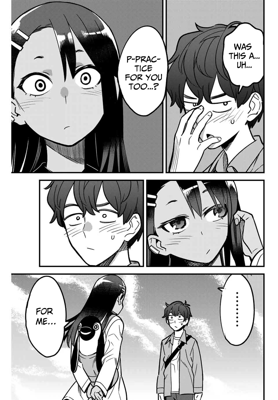 Please don't bully me, Nagatoro Chapter 89 page 17 - Chapter 89: Let me tell you your score today, Senpai!!