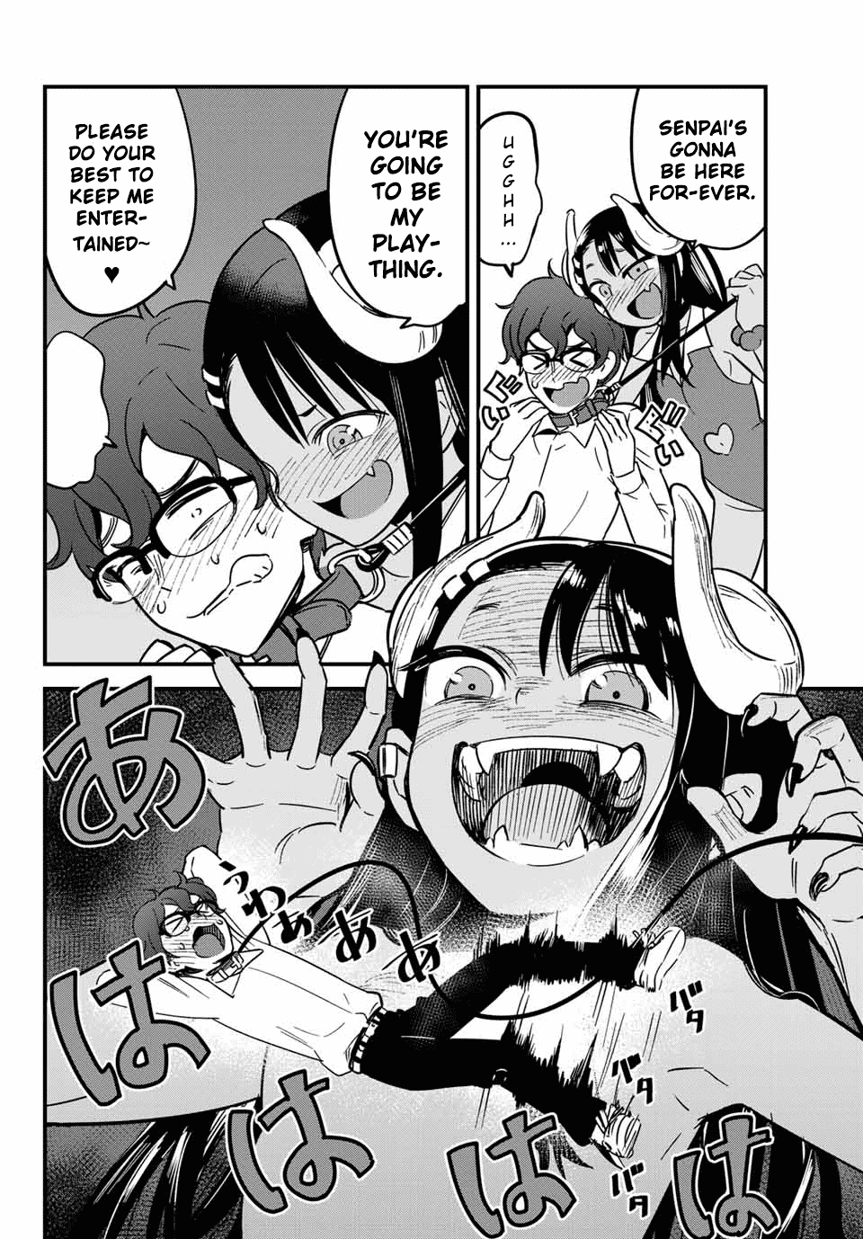Please don't bully me, Nagatoro Chapter 9 page 14 - Chapter 9: Senpai, You're Too Easy