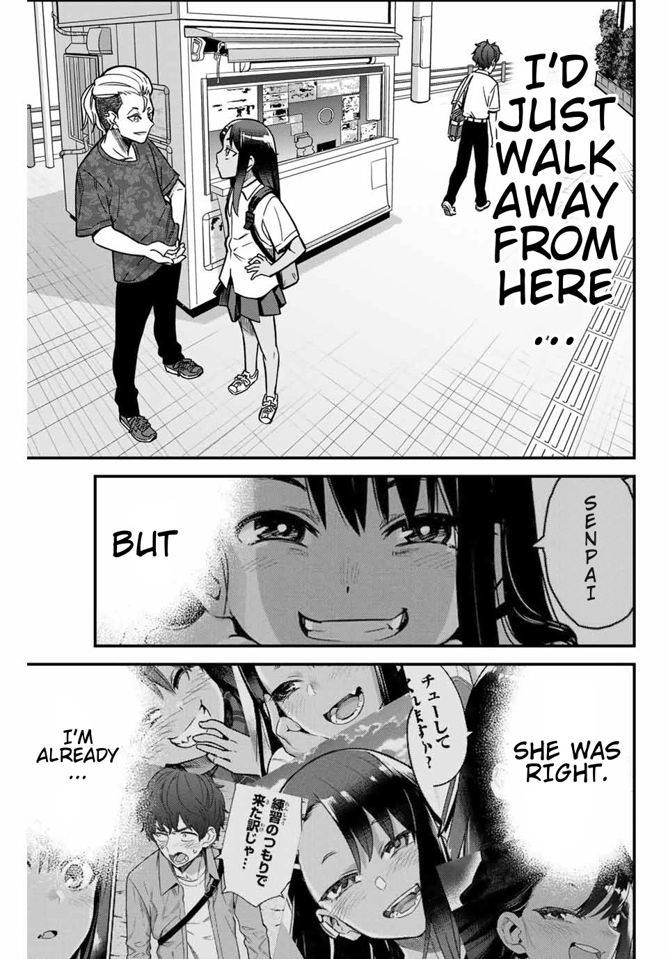 Please don't bully me, Nagatoro Chapter 93 page 15 - Chapter 93: Senpai... You're Letting Your Guard Down